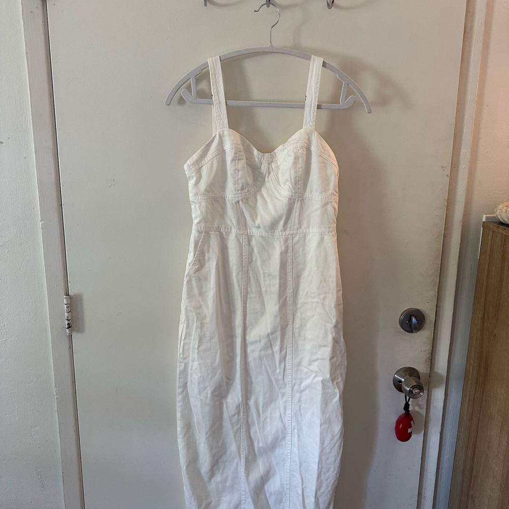 Young Fabulous & Broke White Midi Dress
